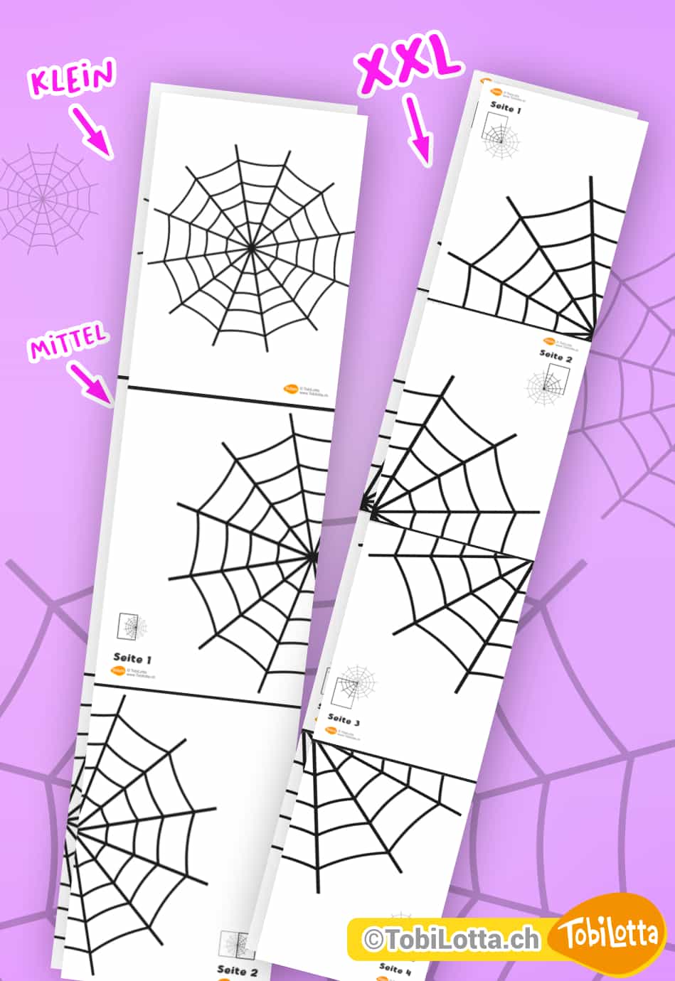 73614 Gummi vorlage pdf diySpinnennetze PDF Bastelvorlage shop bastelshop Basteln mit kinder vorlage zum ausdrucken Selber machen Basteln Halloween Bastelideen Kinder Halloween Partydeko Spinnenetz