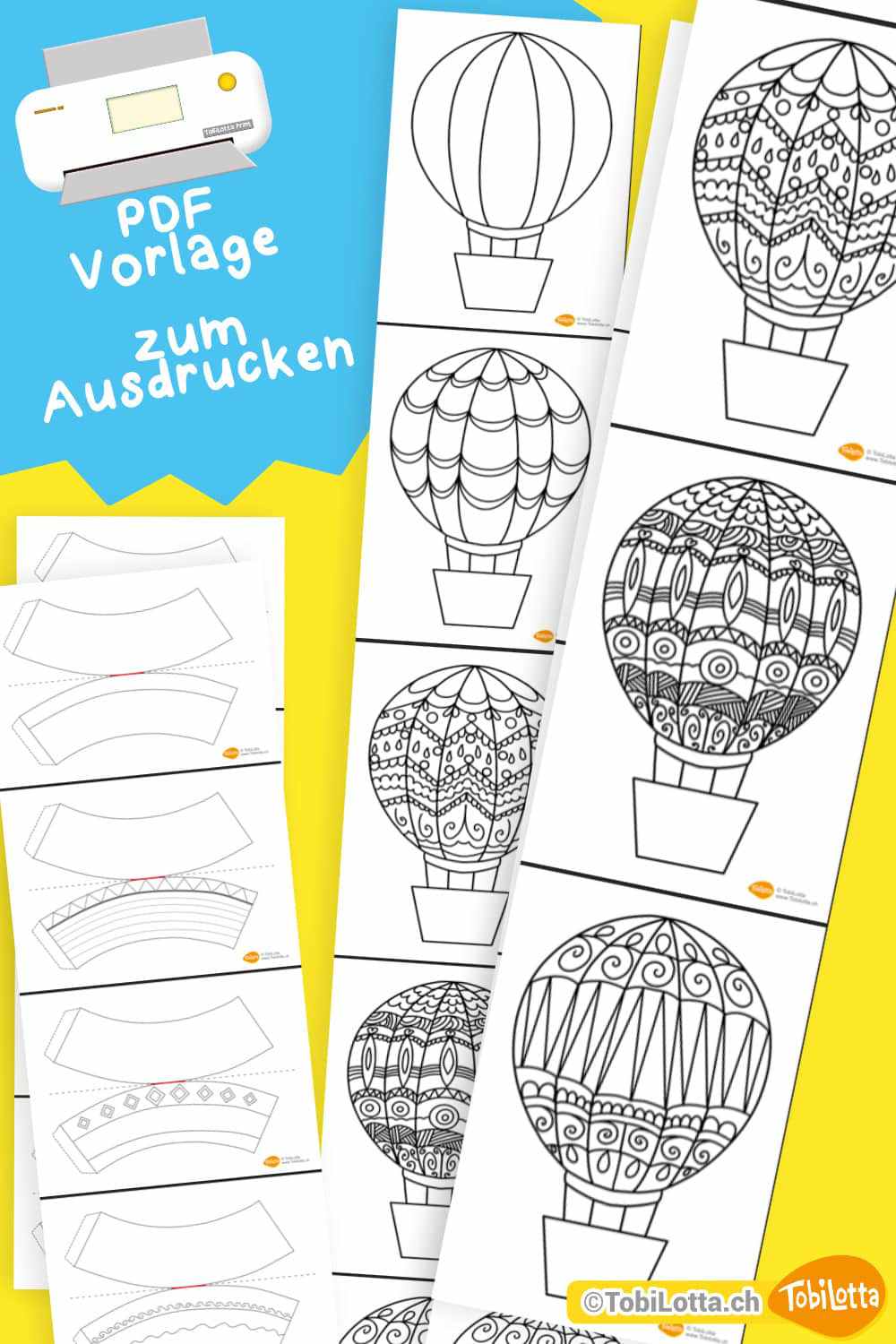 22791-Heissluftballon-Deko-Kinderzimmer-Ausmalen-PDF-Vorlage