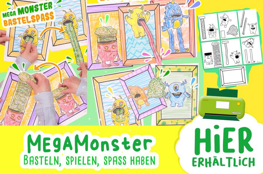 Monster basteln mit kindern pdf vorlagen zum ausdrucken gratis