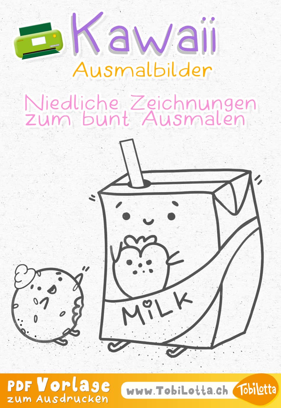 88662 -5-Kawaii Malvorlage gratis herunterladen ausdrucken kawaii zeichnen lernen kinder diy ideen malvorlage zeichnen für kinder kawaii